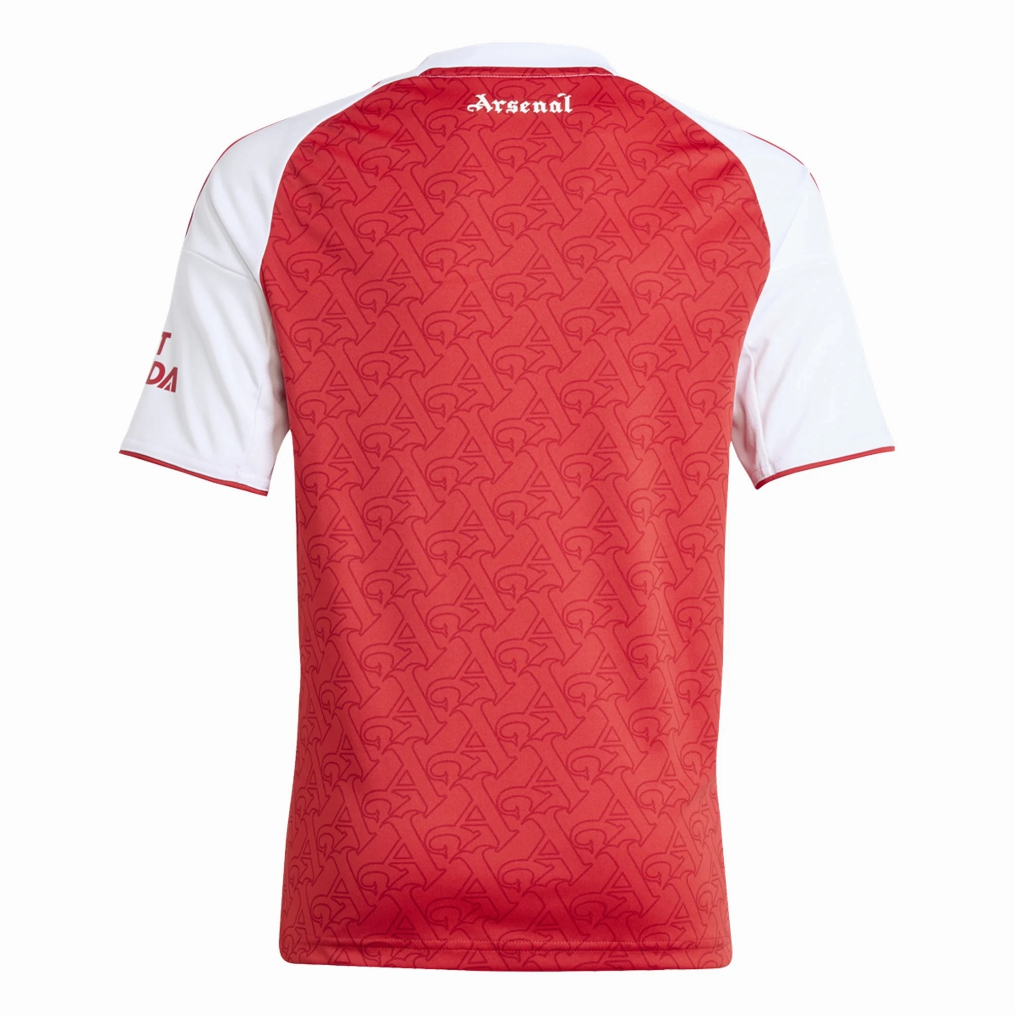 adidas Youth Arsenal Home Jersey 25/26 (Better Scarlet/White) Quick Release Ventilation Friction Free Hemline Design
