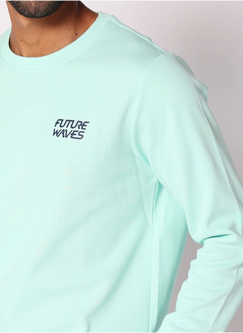 Round Sweatshirt Urban Active Durable Fabric