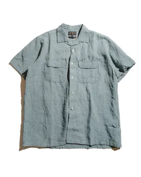 Hypoallergenic Lining Minimalist Style Beams Plus Open Collar 1/40 Linen Sax