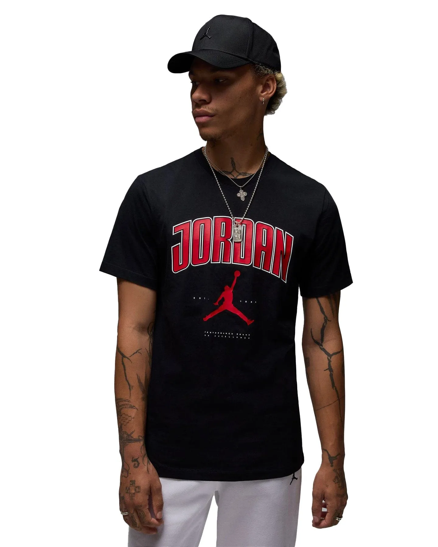Young Edge Active Style Jordan City 88 Tee - Black