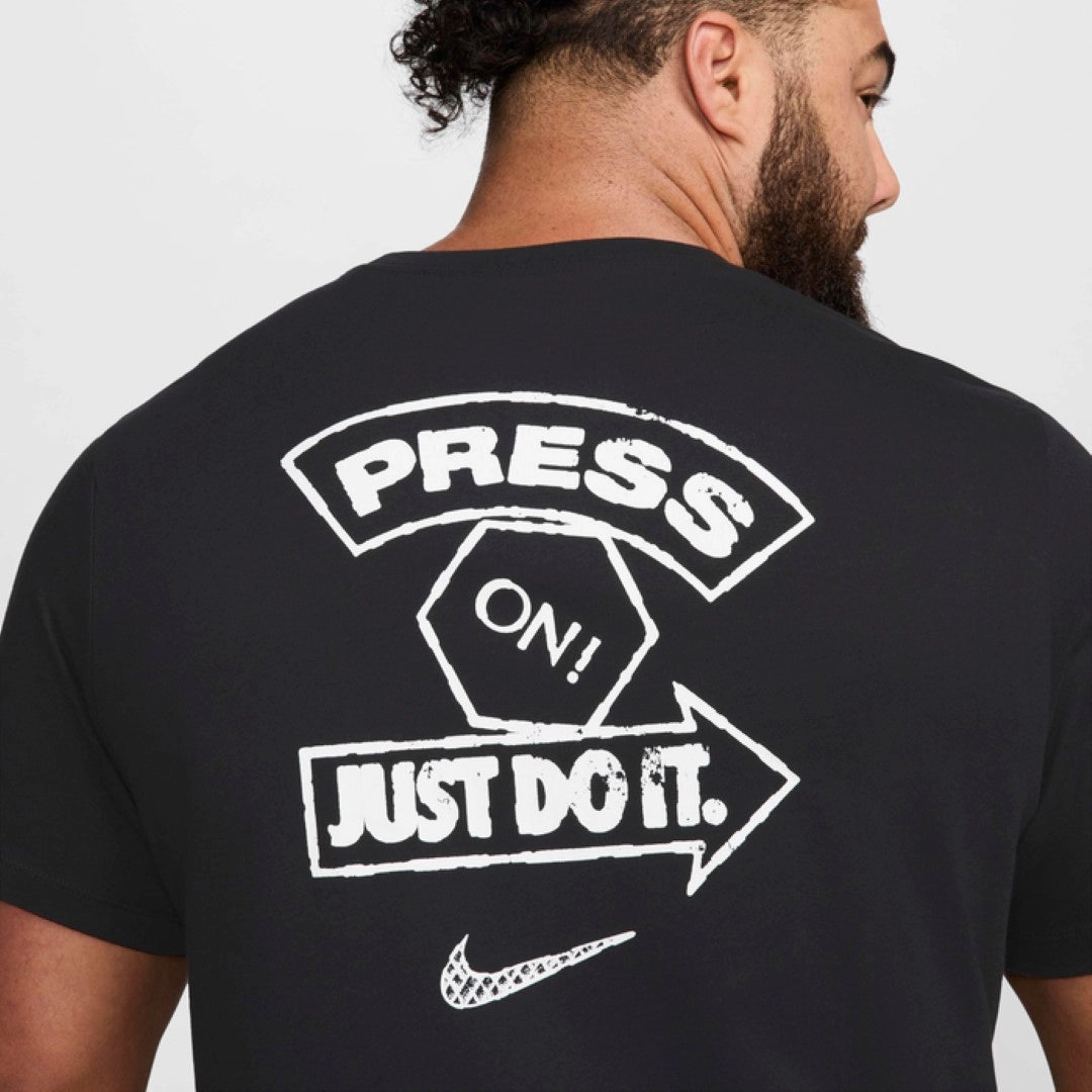 Gym Fitness T-Shirt Street Smart Look Minimalist Stitching