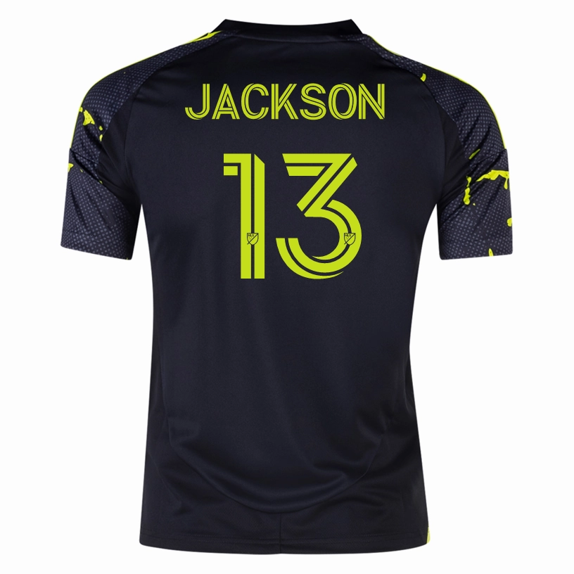 Movement Support adidas Columbus Crew Aziel Jackson Away Jersey 25/26 (Black/Yellow)