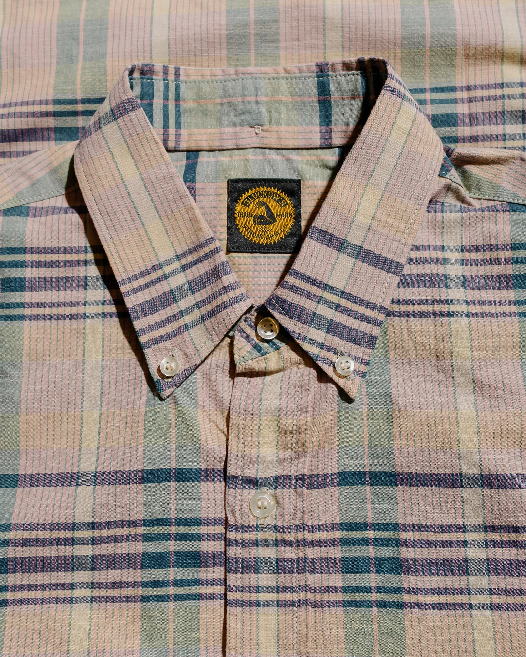 Evening Elegance Temperature Regulating Warehouse Lot. JG-16 The King of Madras Shirt Salmon
