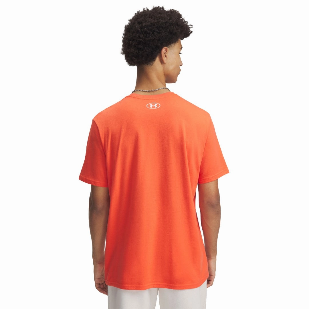 Compact Stitch Pattern Left Chest Logo T-shirt