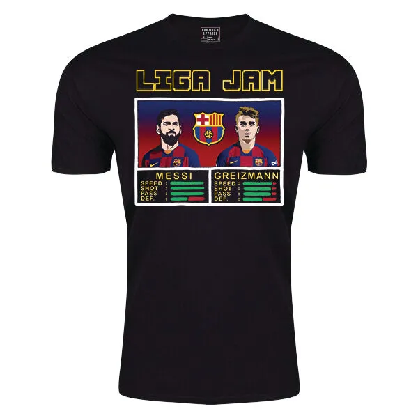 ReinforcedNeckline Anti microbial coating LIGA Jam Messi & Greizmann T-Shirt