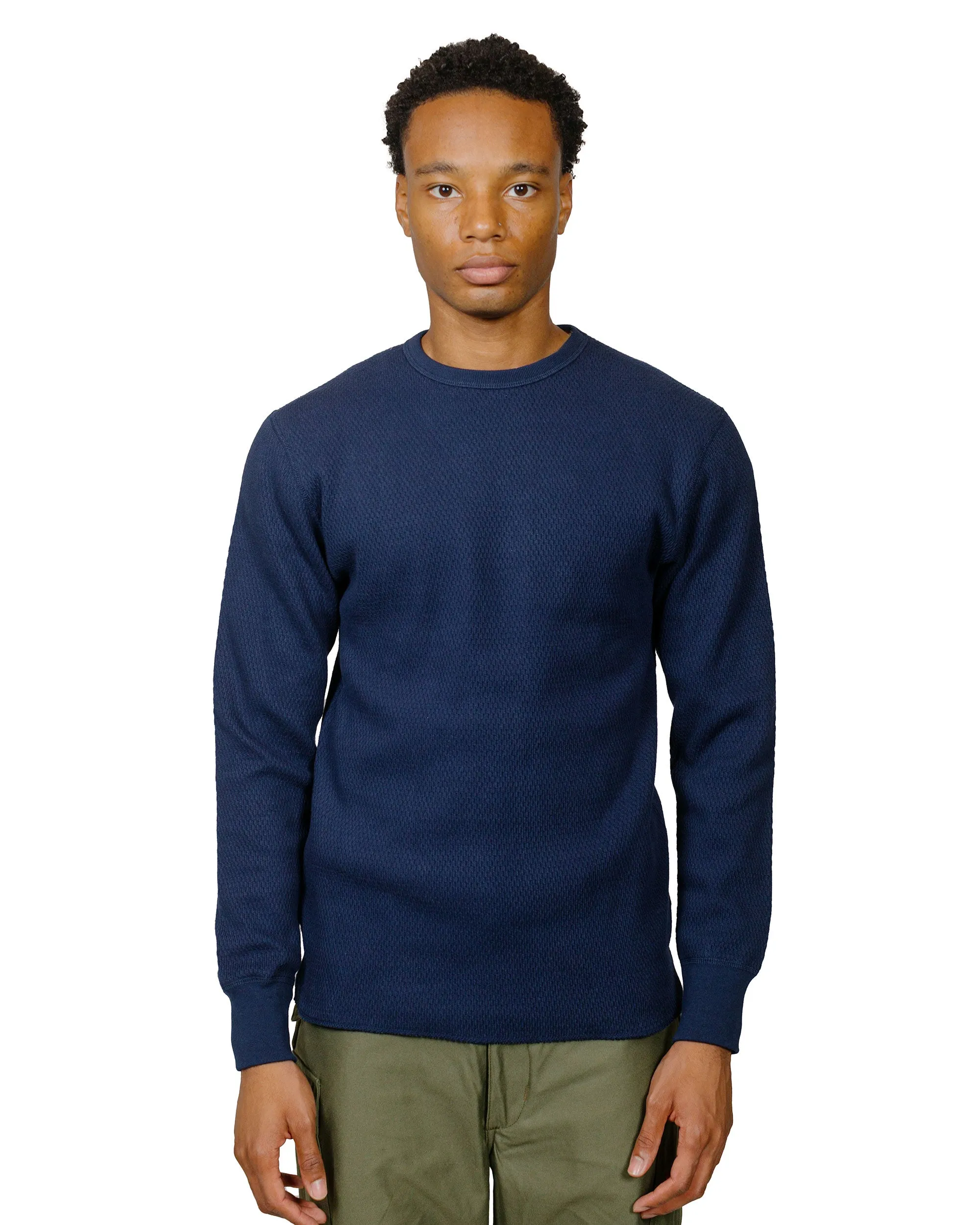The Real McCoy's MC22109 U.S. Army Military Thermal Shirt Navy MultipurposeCuffs
