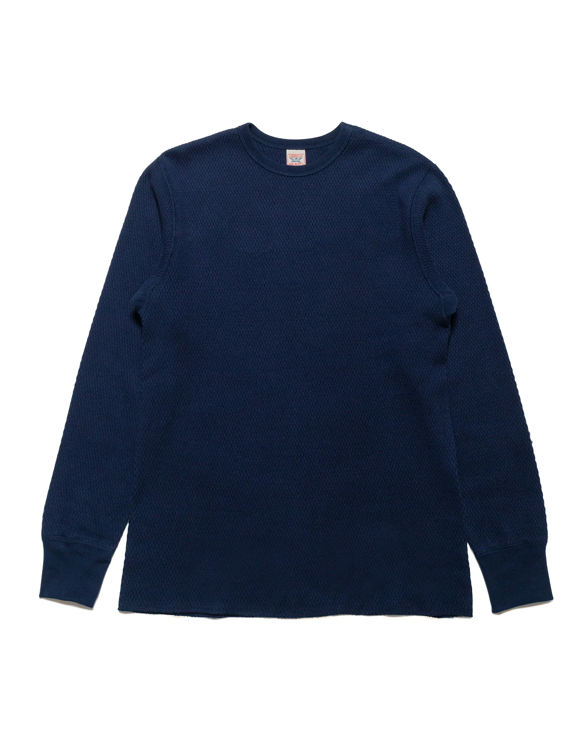 SeamFreeShoulders The Real McCoy's MC22109 U.S. Army Military Thermal Shirt Navy