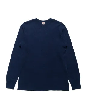 SeamFreeShoulders The Real McCoy's MC22109 U.S. Army Military Thermal Shirt Navy
