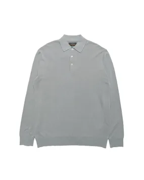 product cycling suitability Beams Plus Knit Polo 12G Ice Blue