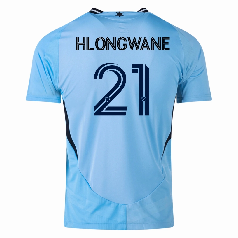 adidas Minnesota United Authentic Bongokuhle Hlongwane Away Jersey 25/26 (Zenith Blue) Light Reflective Trim Accent