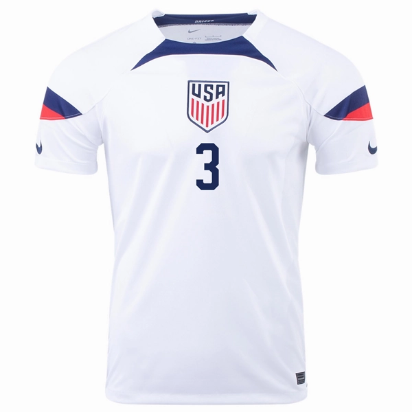 Quick Cooling System Muscle Fit Nike United States Walker Zimmerman Home Jersey 22/23 (White/Loyal Blue)