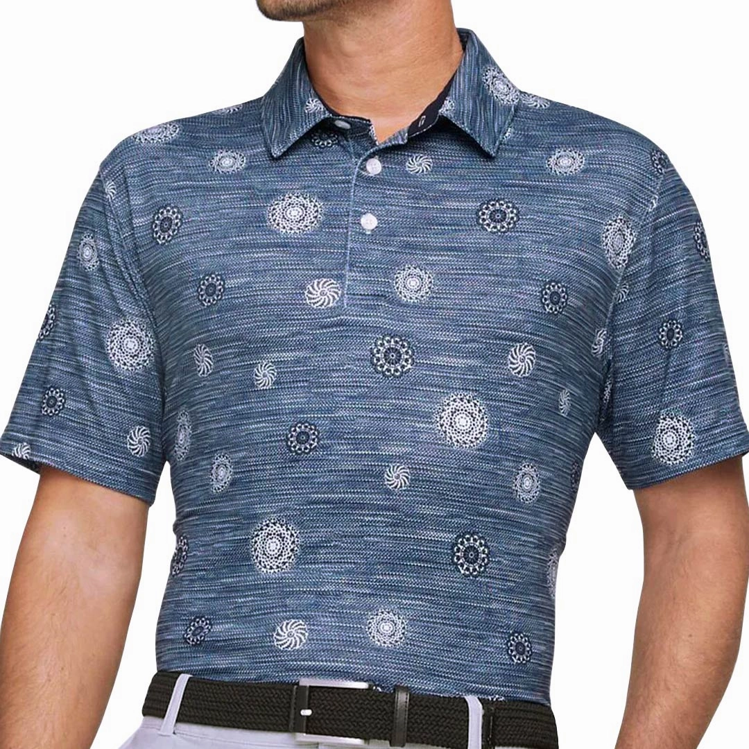 Puma - Men's Cloudspun Wheels Polo (537460 02) Knit Grid Mesh