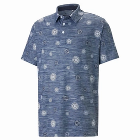 Yarn Dye Effect Puma - Men's Cloudspun Wheels Polo (537460 02)