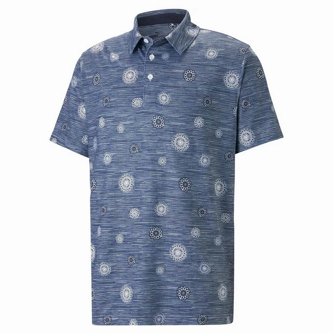 Yarn Dye Effect Puma - Men's Cloudspun Wheels Polo (537460 02)