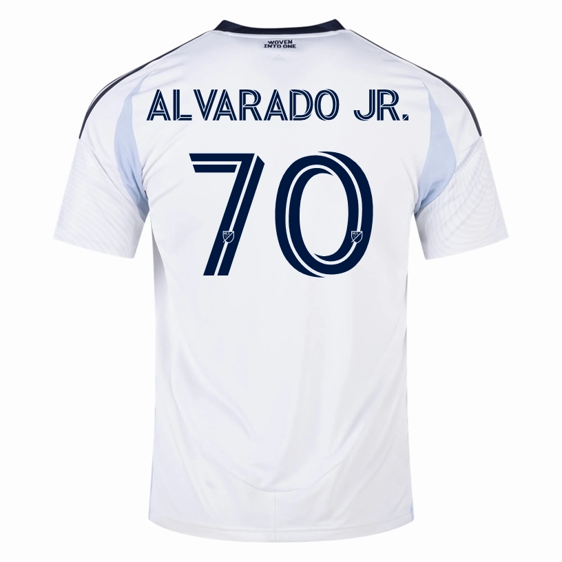 adidas Alejandro Alvarado Jr. San Diego FC Away Jersey 25/26 (White) Comfortable Layers Compression Support Panels