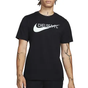 Perfectly Fit Nike Paris Saint-Germain Swoosh T-Shirt 23/24 (Black)