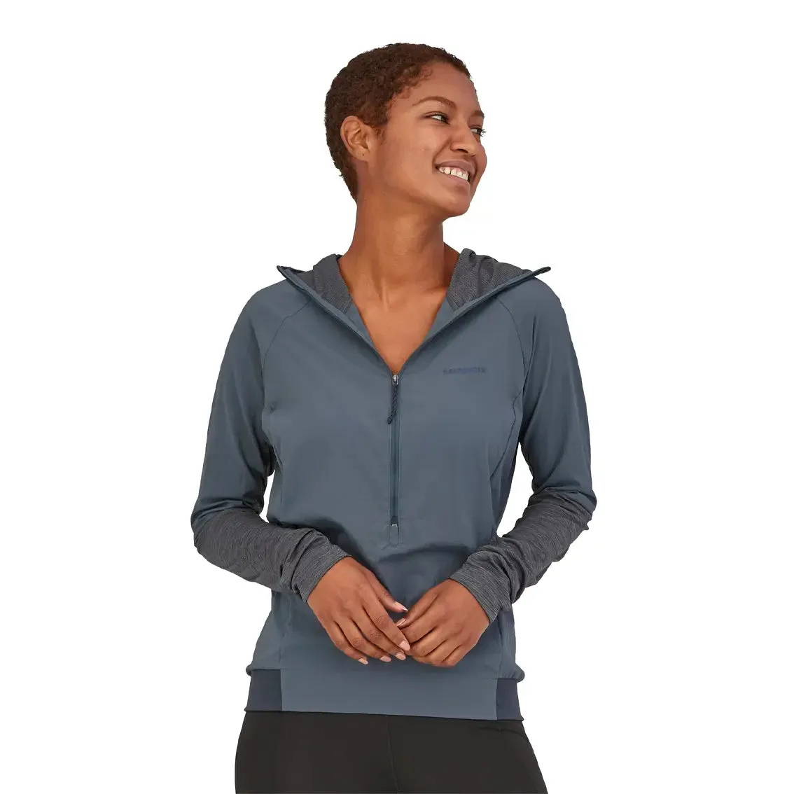 UVProtectionFabric Flexible Fit Womens Patagonia Airshed Pro Pullover - Plume Grey