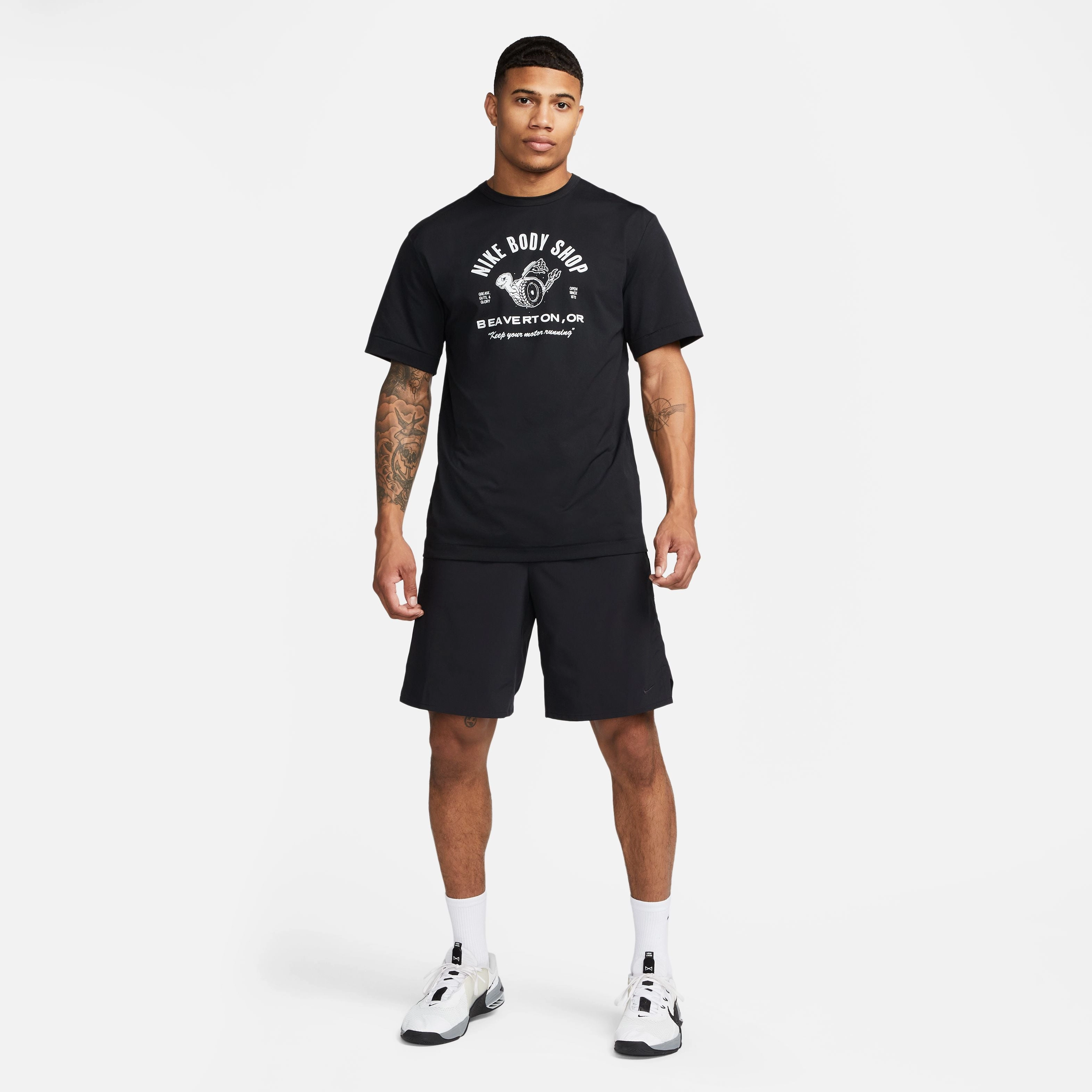 Dri-FIT UV Hyverse Graphic Fitness T-shirt Smooth Jersey Texture Cool Vibes