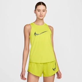 Flexible Back Panel Women's One Graphic Running Tank Top