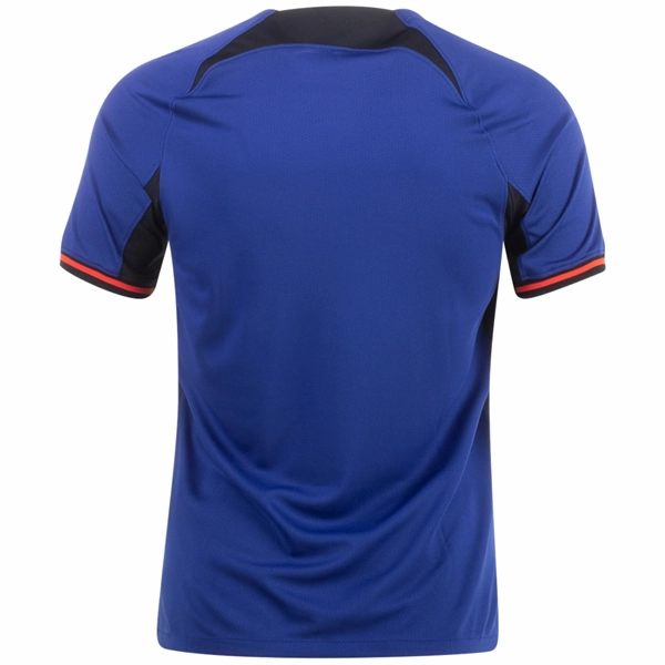 Nike Netherlands Away Jersey 22/23 (Deep Royal/Habanero Red) Perfect Motion Stylish Outfit