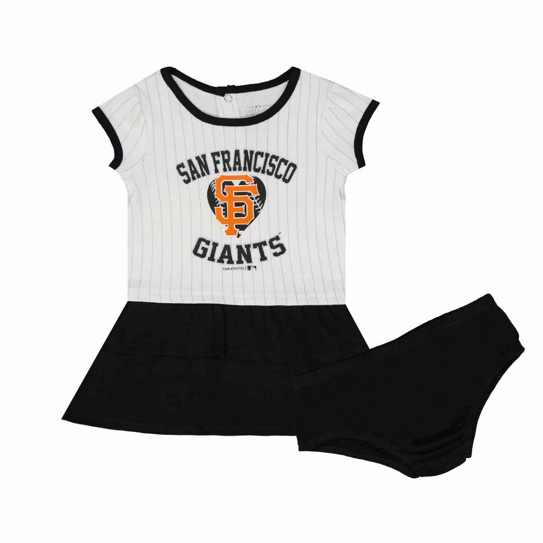 MLB - Girls' (Infant & Toddler) Giants Dress (KT34FU2 14) Fast Release Moisture Layered Insulation System