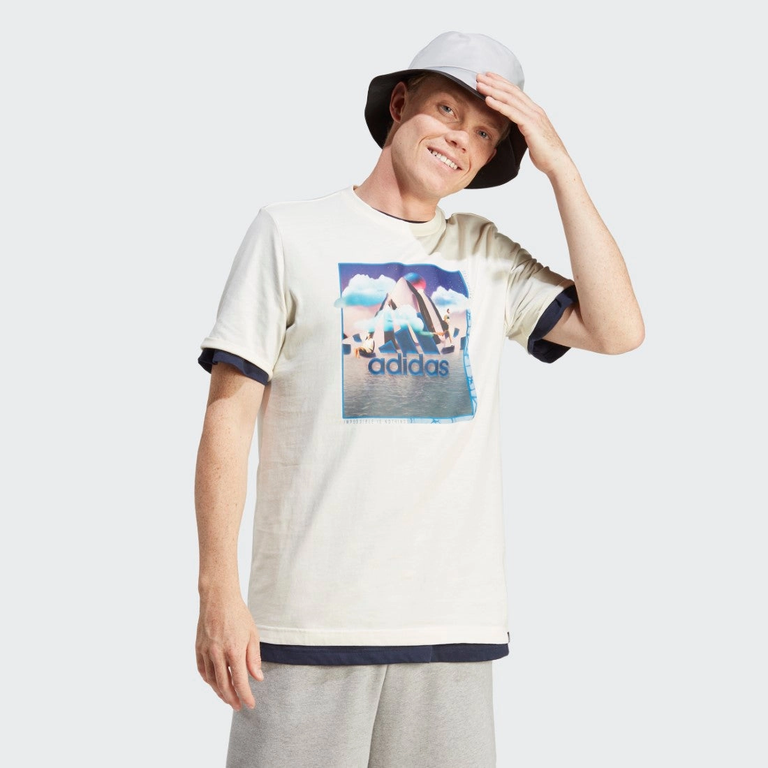 Landscape Badge Graphic T-Shirt Trendy Fabric Eco friendly materials