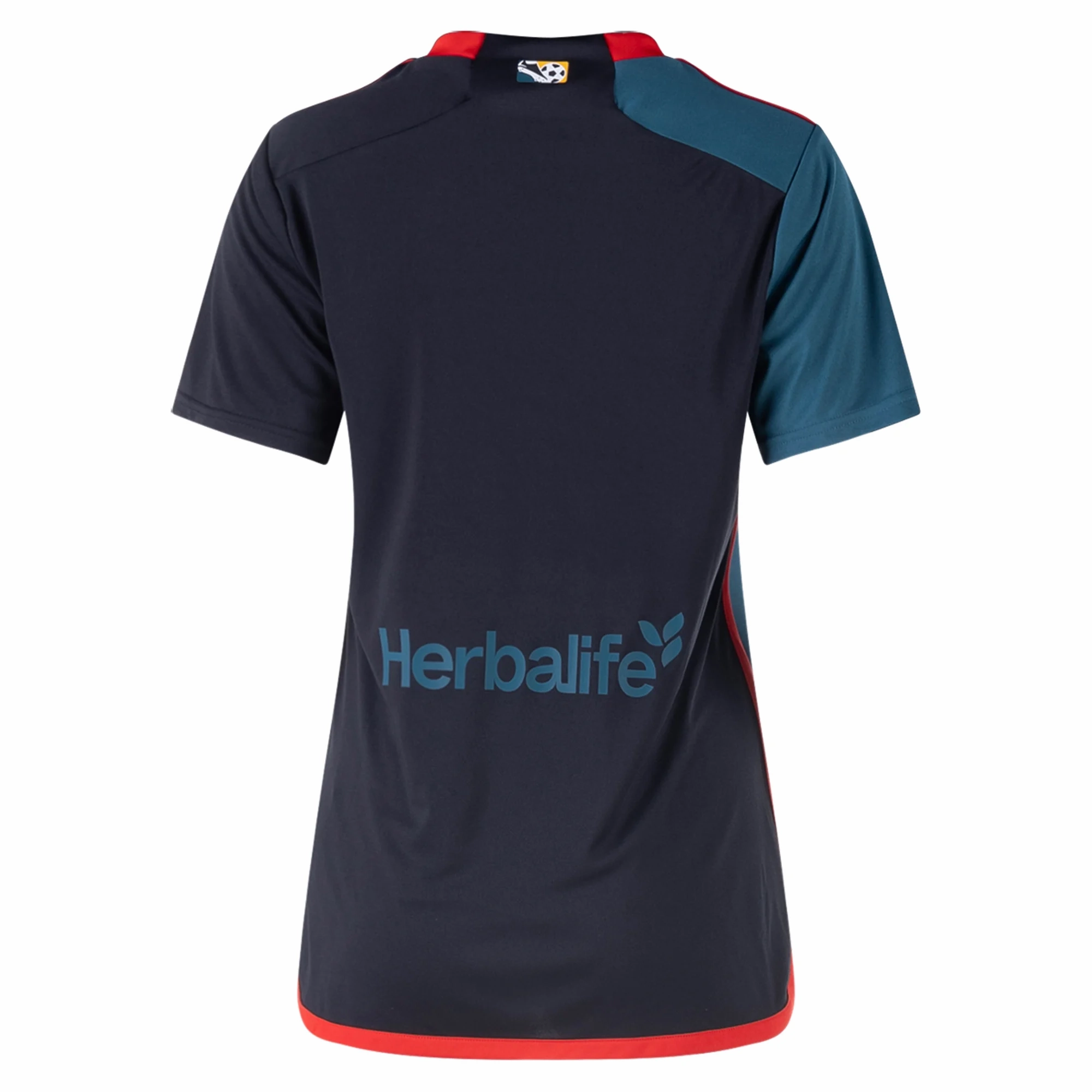 Smart Wear Ventilated Mesh Panel adidas Womens LA Galaxy Third Jersey 24/25 (Black/Viridian)