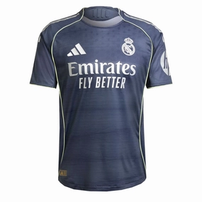 adidas Real Madrid Authentic Away Jersey 25/26 (Legend Ink) Mesh Ventilation Zones