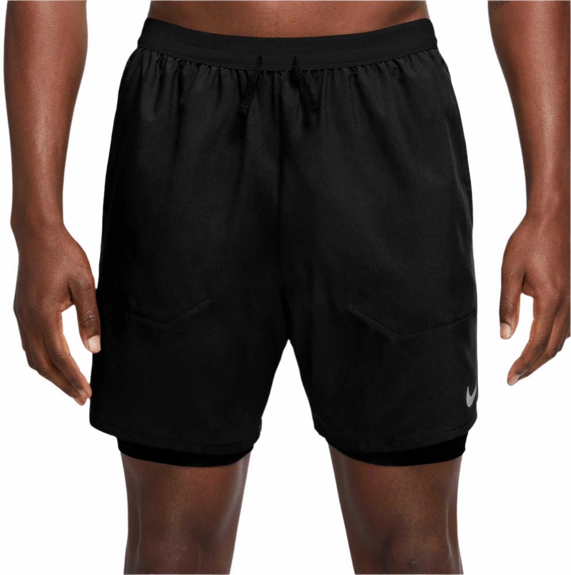 Men's Stride 7 inch 2-In-1 Running Shorts Warm Weather Style Double Stitched Seams