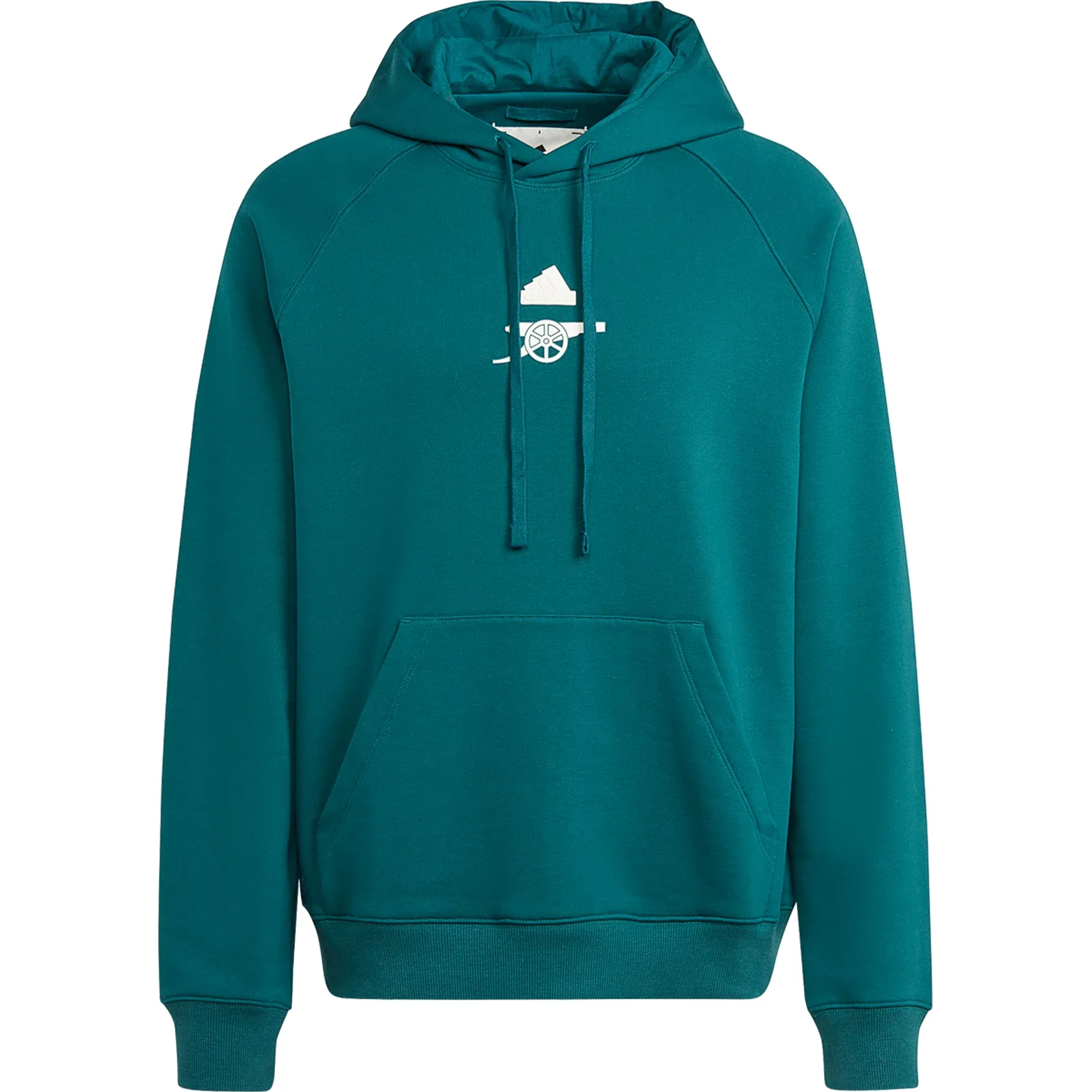 adidas Arsenal Lifestyler Hoodie 23/24 (Rich Green) Soft Comfort