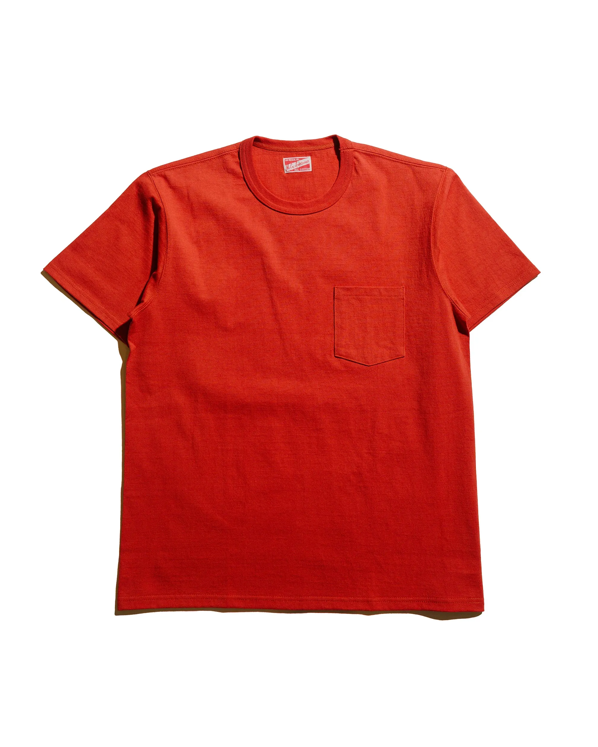 The Real McCoy's MC22006 Pocket Tee Cherry Soft Fabric