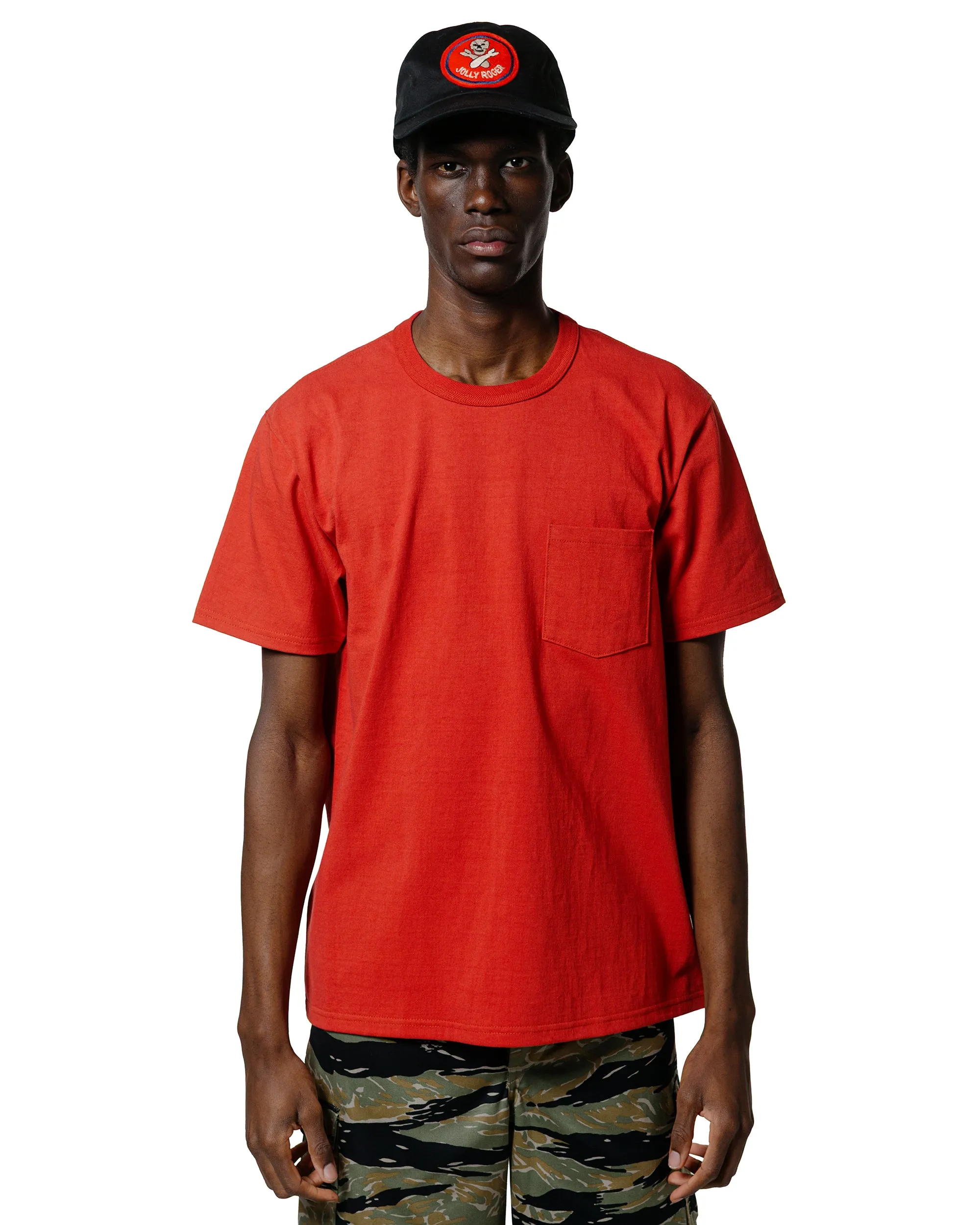 Feminine Touch The Real McCoy's MC22006 Pocket Tee Cherry