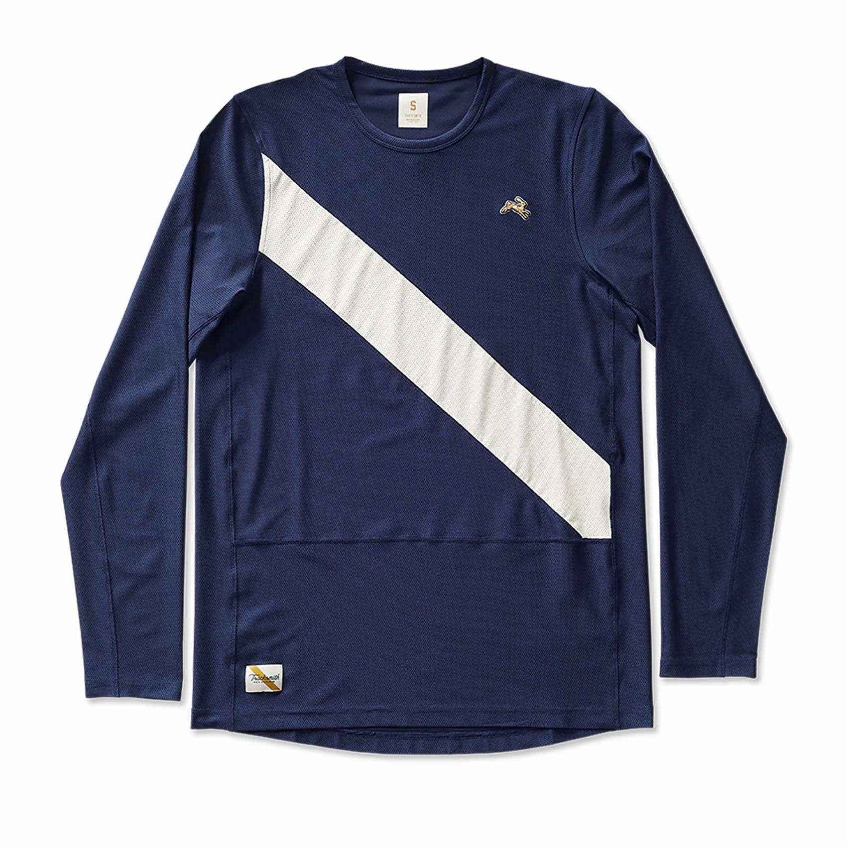 Mens Tracksmith Van Cortlandt Long Sleeve Running T-shirt Daily Comfort