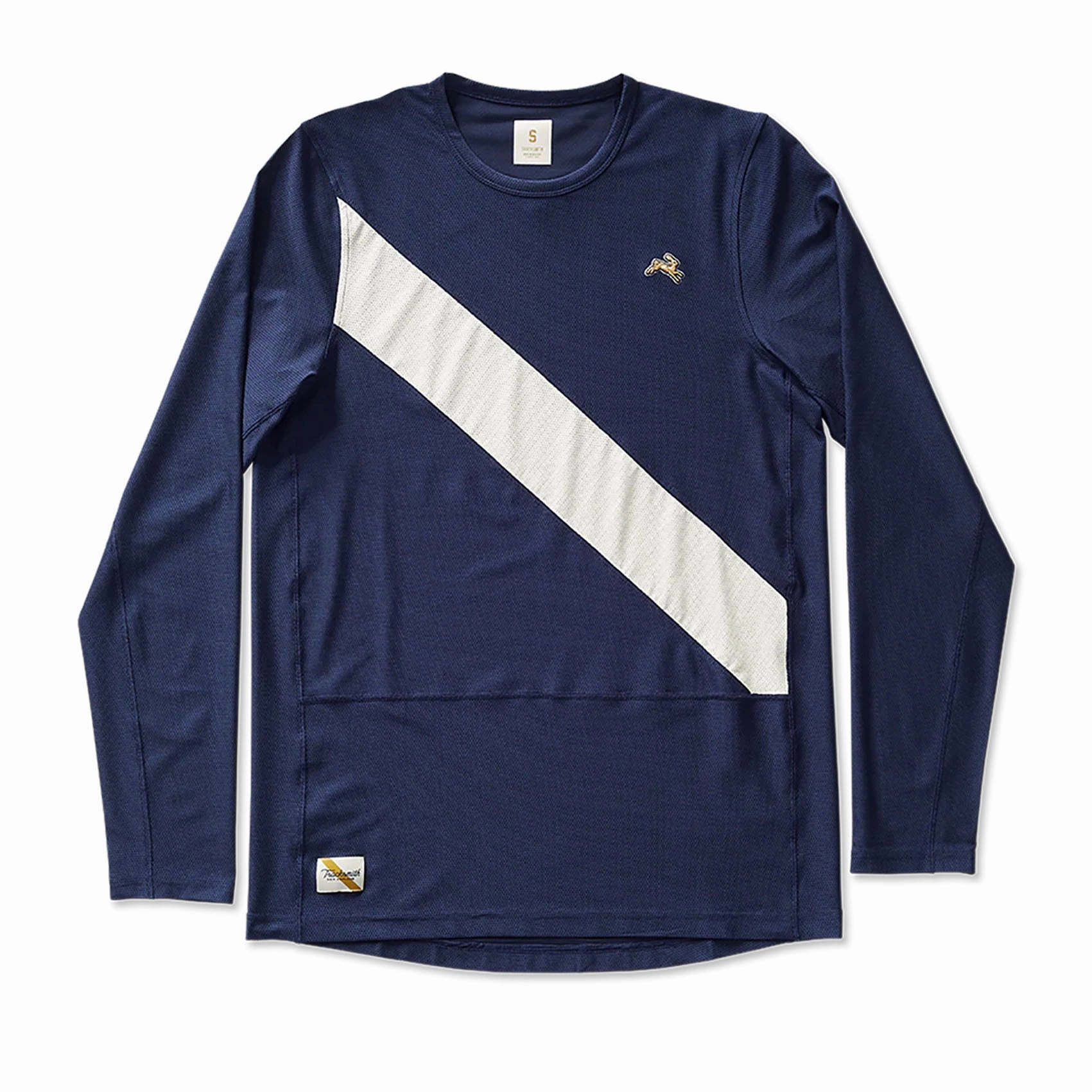 Mens Tracksmith Van Cortlandt Long Sleeve Running T-shirt Daily Outfit Style
