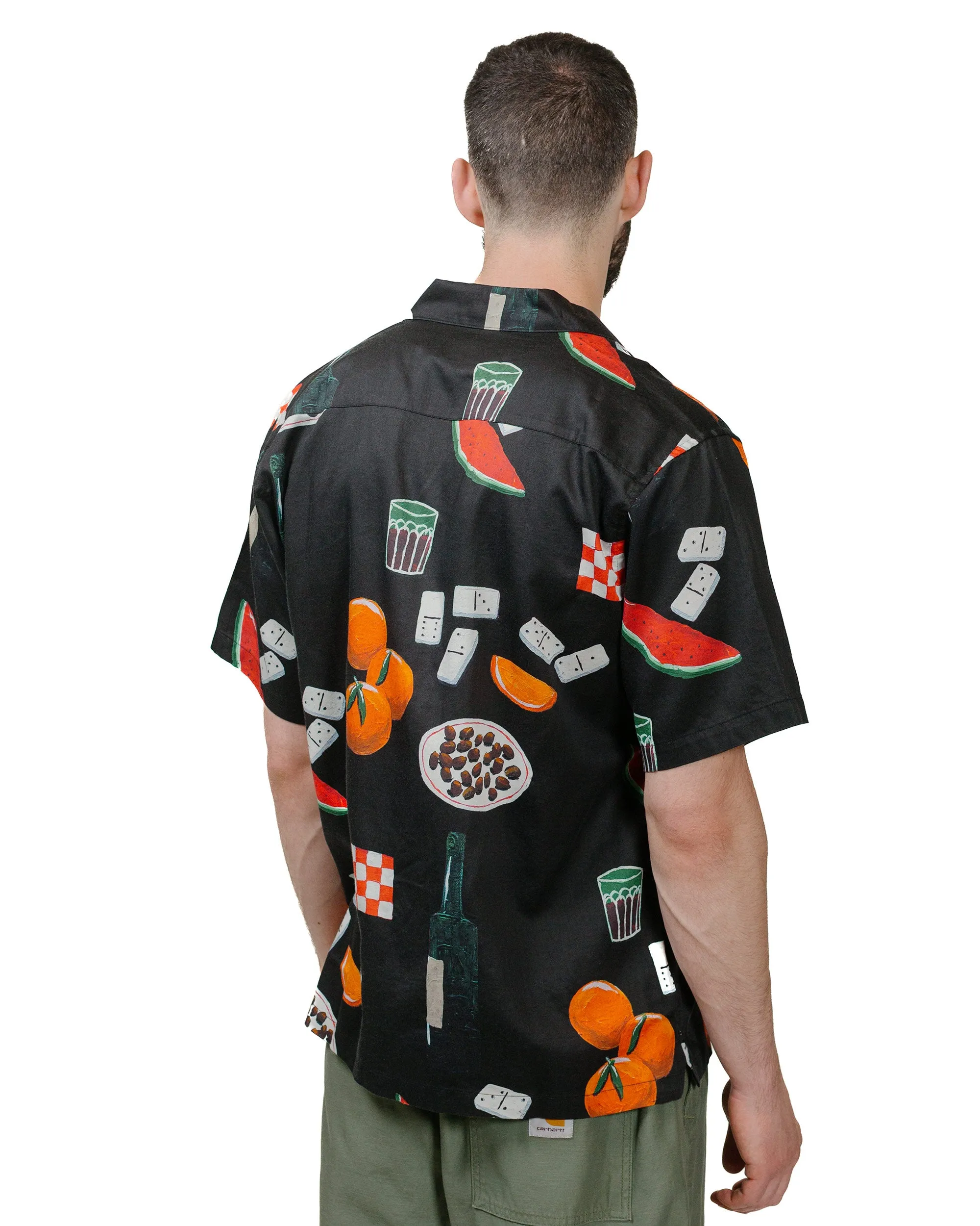 Conference Appropriate Stylish Design Carhartt W.I.P. Isis Maria Dinner Print Shirt Black