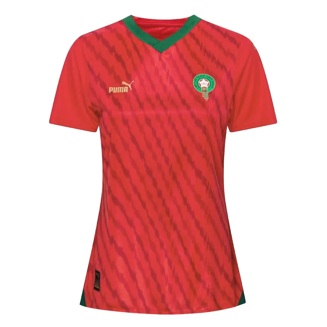 Puma - Women's FRMF Morocco 23/24 World Cup Home Replica Jersey (774647 01) weekend run