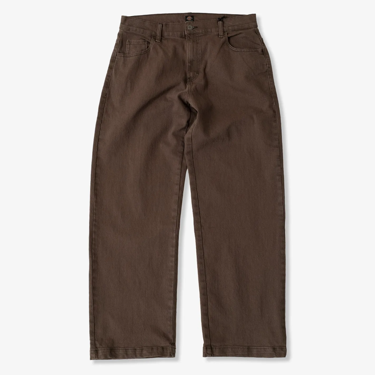 Loose Denim Pants (Dark Brown) Rustic Ease Romance Fit