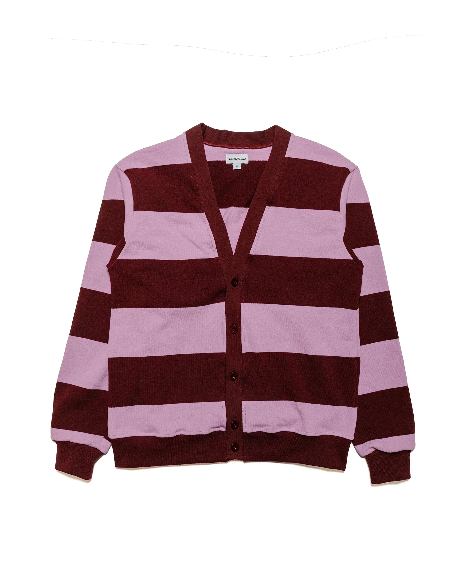 Lost & Found Classic Cardigan Harvard/Lavender Poolside Lounge Subtle design