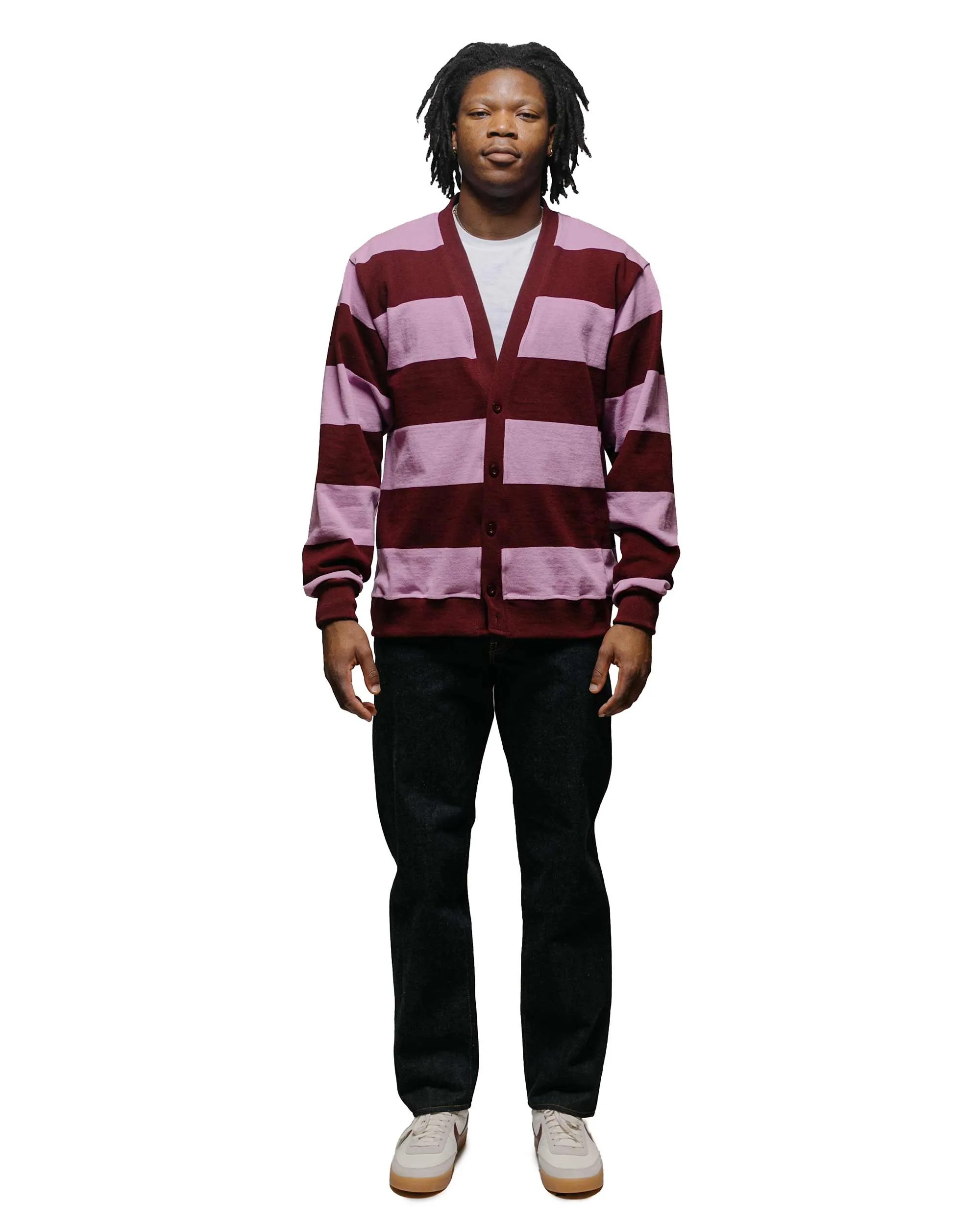 Button Down Design Lost & Found Classic Cardigan Harvard/Lavender