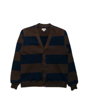 Sophisticated Style Lost & Found Classic Cardigan Navy/Brown