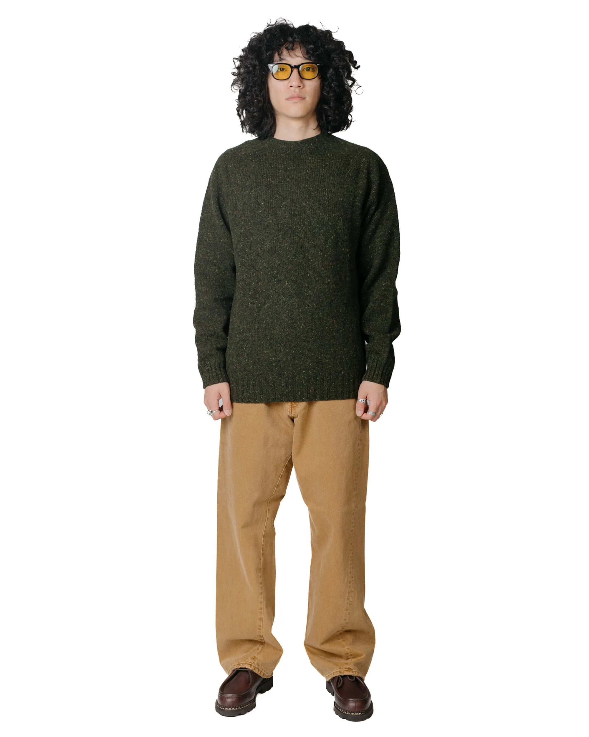 Lost & Found Donegal Sweater Harris product yoga friendly flexibility