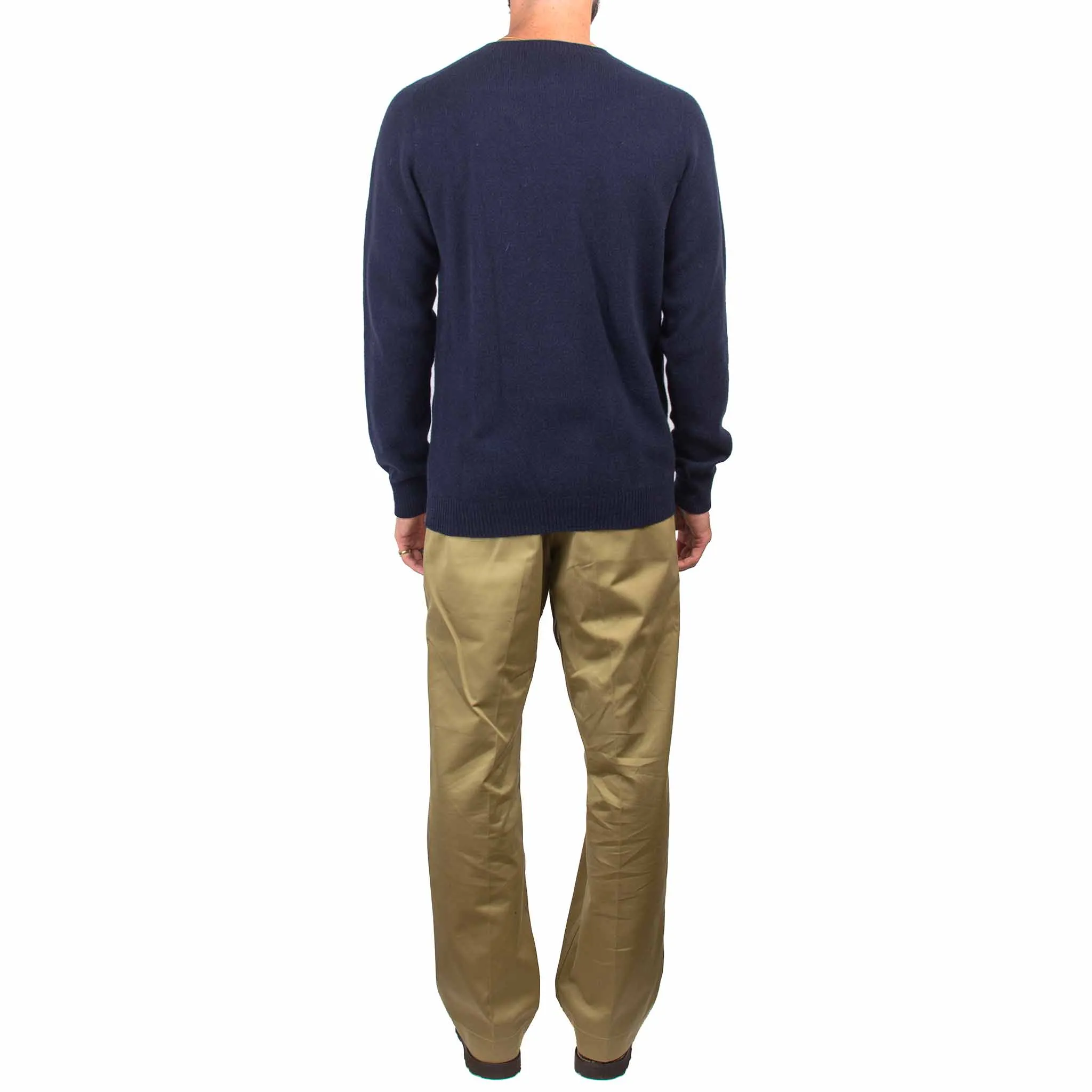 Lost & Found Lambswool Sweater Bl-avy Fashionable Design Core Sporty