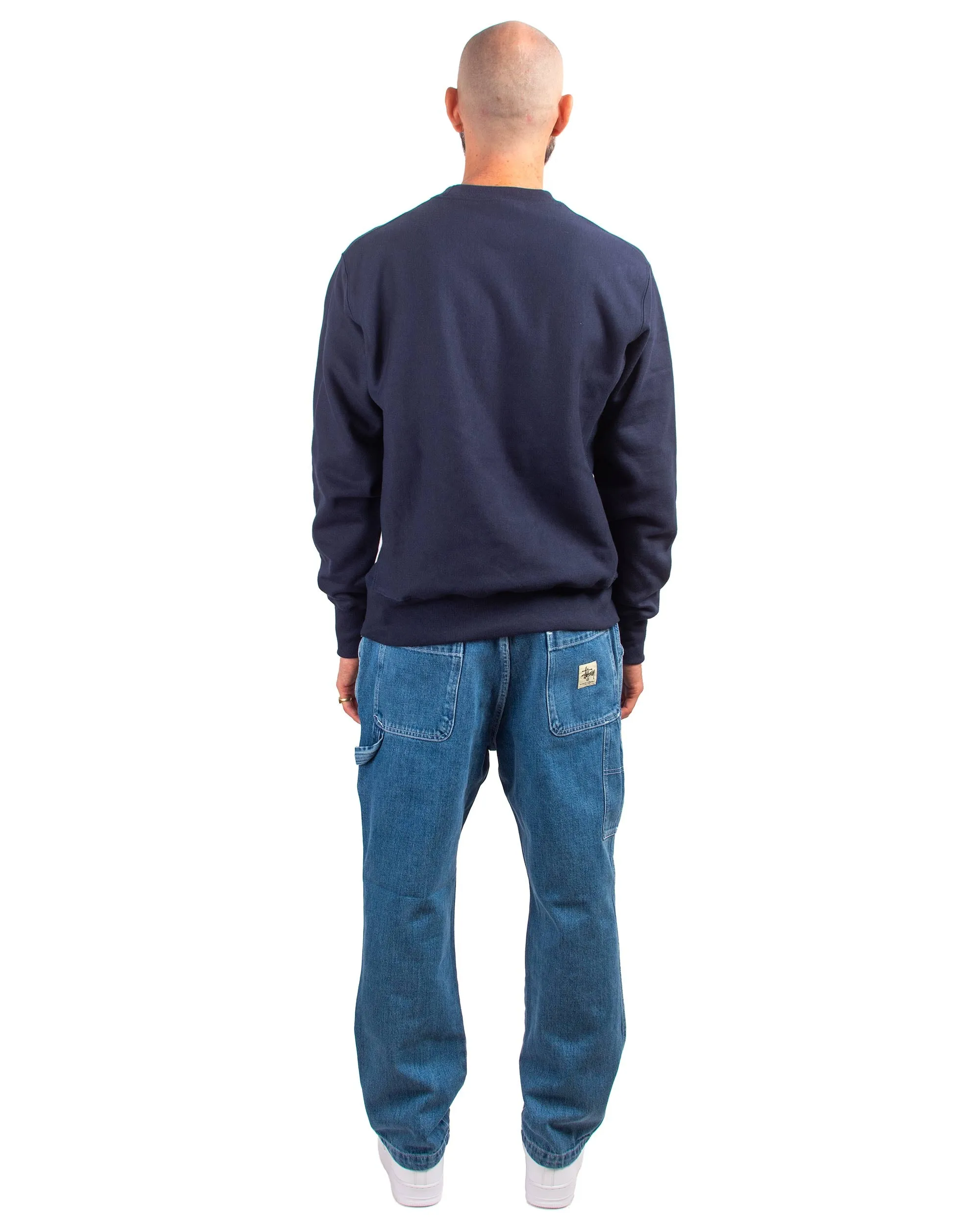 Lost & Found Reverse Weave Crewneck Navy product party ready excitement