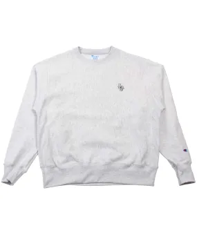 product sock comfort Lost & Found Reverse Weave Crewneck Silver Grey