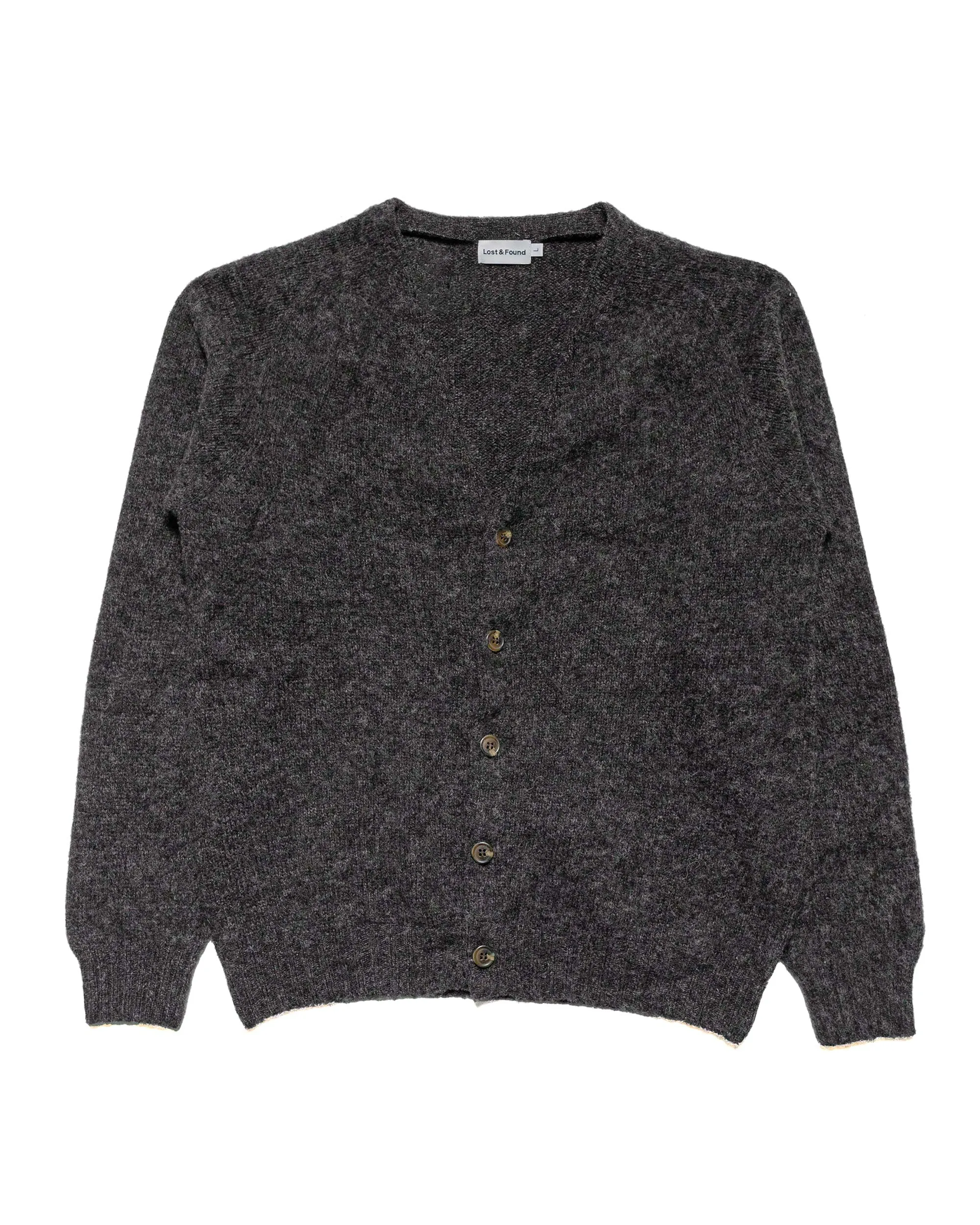 Fashion Fit Lost & Found Shaggy Cardigan Smoulder