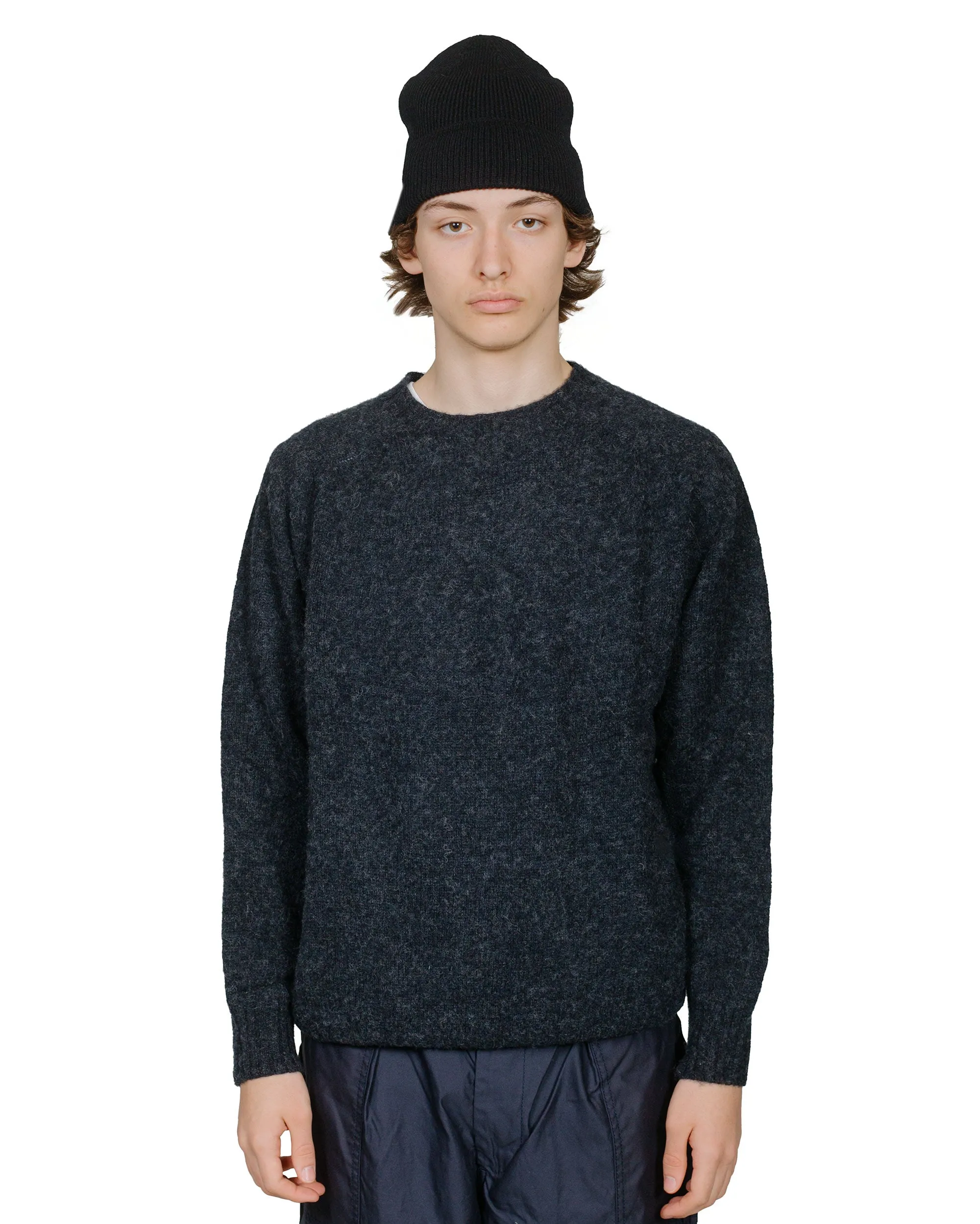 Minimalist Design Lost & Found Shaggy Sweater Charcoal