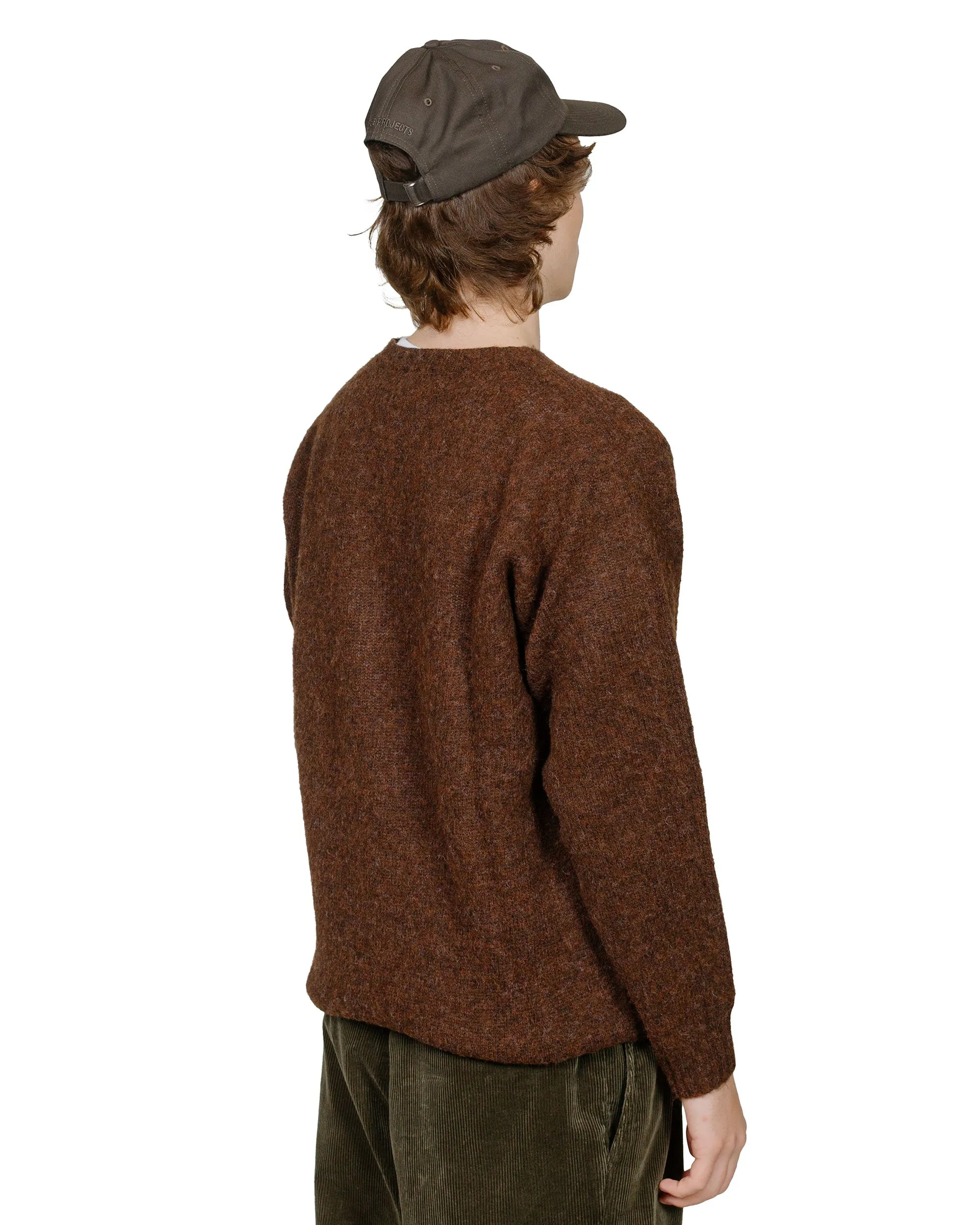 Lost & Found Shaggy Sweater Coffee Fashion Forward