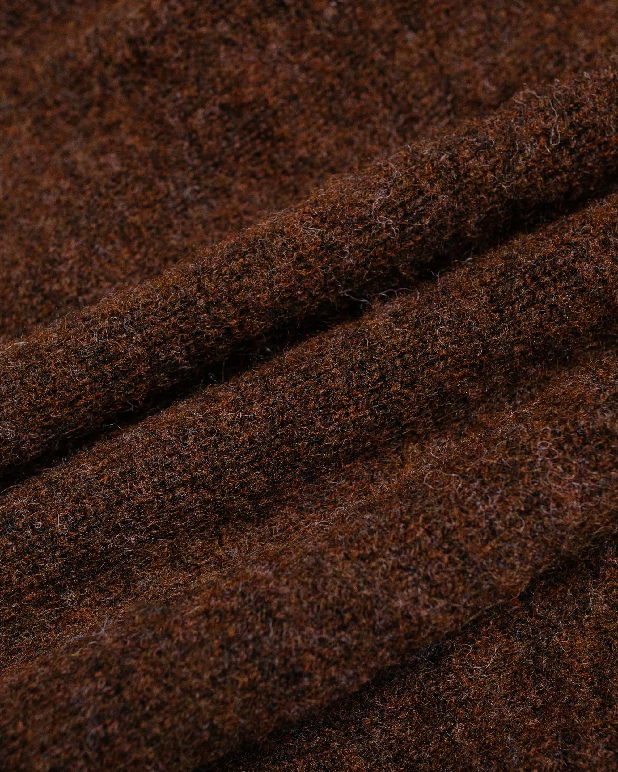 surfing suitable single layer Lost & Found Shaggy Sweater Coffee