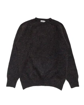 Lost & Found Shaggy Sweater Midnight hypoallergenic slim fit