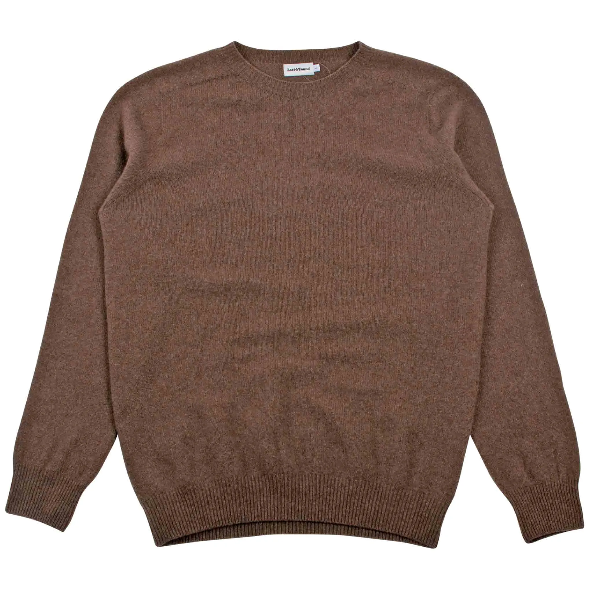 Lost & Found Wool Cashmere Sweater Cortado Easy Look patch accents